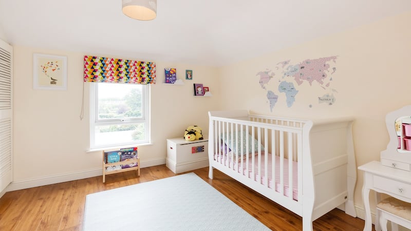 Bedroom in top return.