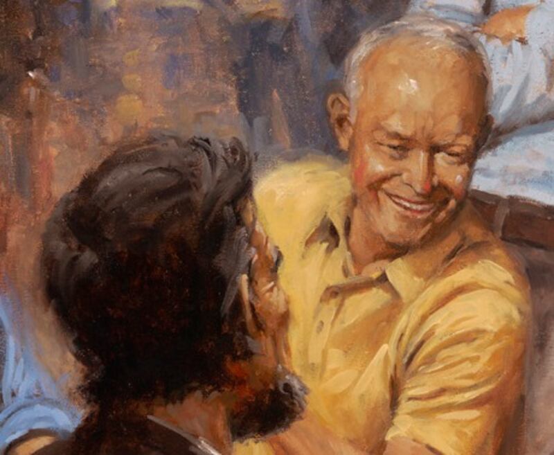 Dwight Eisenhower in Andy Thomas’s painting