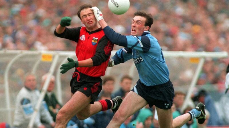 Conor Deegan: moved from full back to midfield berth in 1994 and Down went on to win the All-Ireland for the second time in four years. Photograph: Inpho