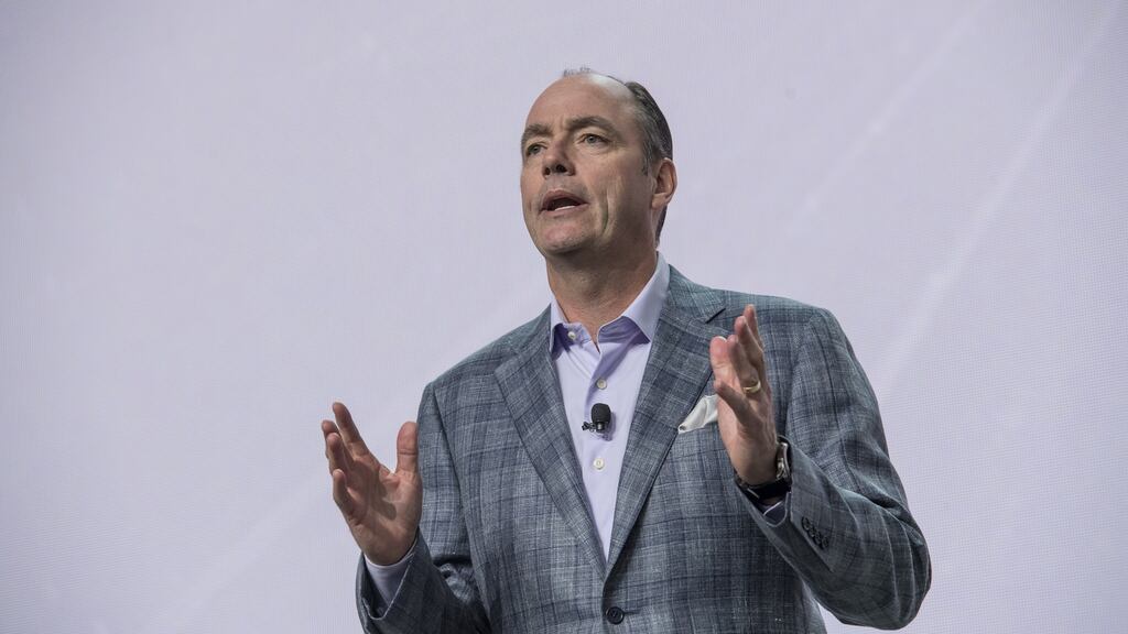 Tim Baxter, senior vice president at Samsung Electronics. Photograph: David Paul Morris/Bloomberg