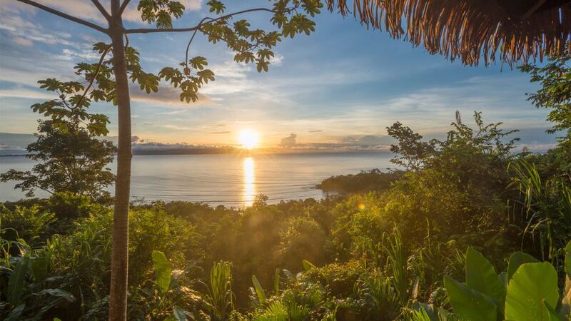 Views from Lapo Rios Lodge in Costa Rica.