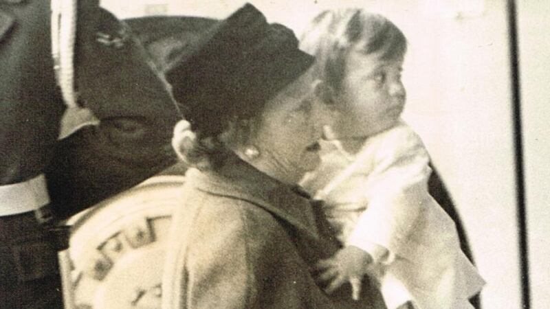 White House nanny Maud Shaw with John F Kennedy Jnr