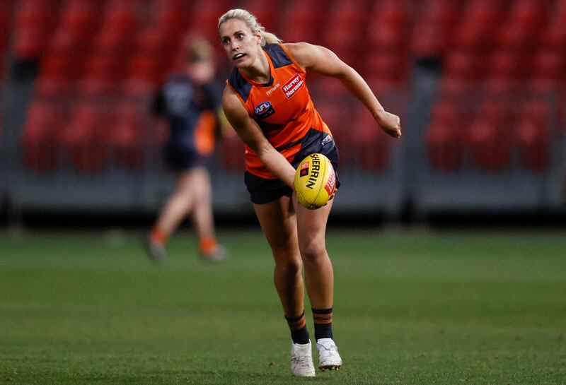 Bríd Stack in action for the Giants in Sydney. Photograph: Michael Wilson/AFL Photos/Getty Images