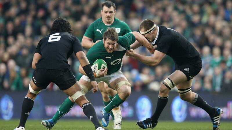 November: An   historic Irish victory over the All Blacks in Chicago will seal the Irish-American vote and the election for Hillary Clinton.