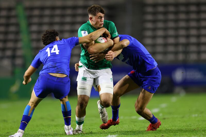 Brian Gleeson has had an excellent tournament in the Irish backrow. Photograph: EJ Langner/Inpho