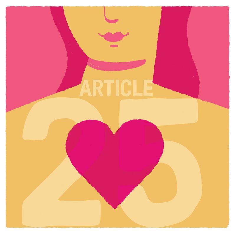 You have the right to have whatever you need so that you and your family: do not fall ill; do not go hungry; have clothes and a house; and are helped if you are out of work, if you are ill, if you are old, if your wife or husband is dead, or if you do not earn a living for any other reason you cannot help. Both a mother who is going to have a baby and her baby should get special help. All children have the same rights, whether or not the mother is married.