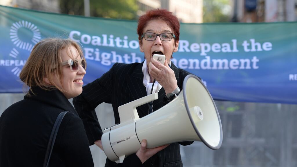 Abortion campaigner Ailbhe Smyth: ‘My gut is telling me Brexit could be problematic.’ Photograph: Dara Mac Dónaill