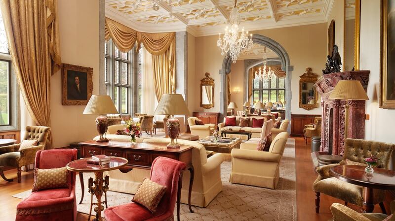 The ornate drawing room