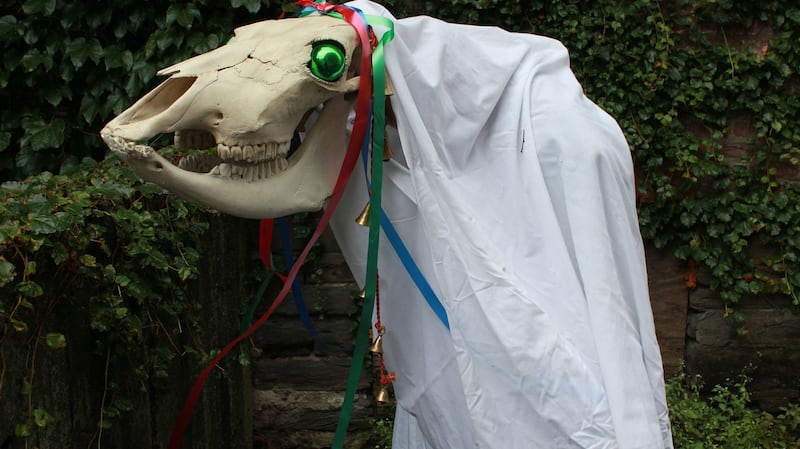 Mari Lwyd. Photograph: R Fiend