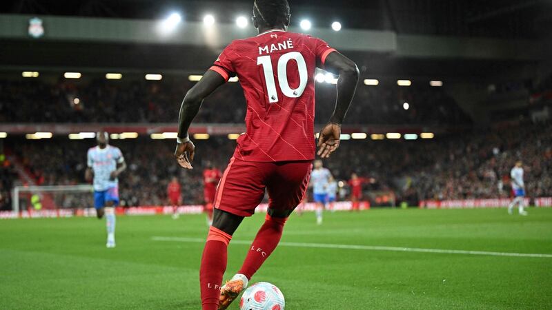 Liverpool’s Senegalese striker Sadio Mane was excellent again in the win over Manchester United on Wednesday. Photograph: Getty Images