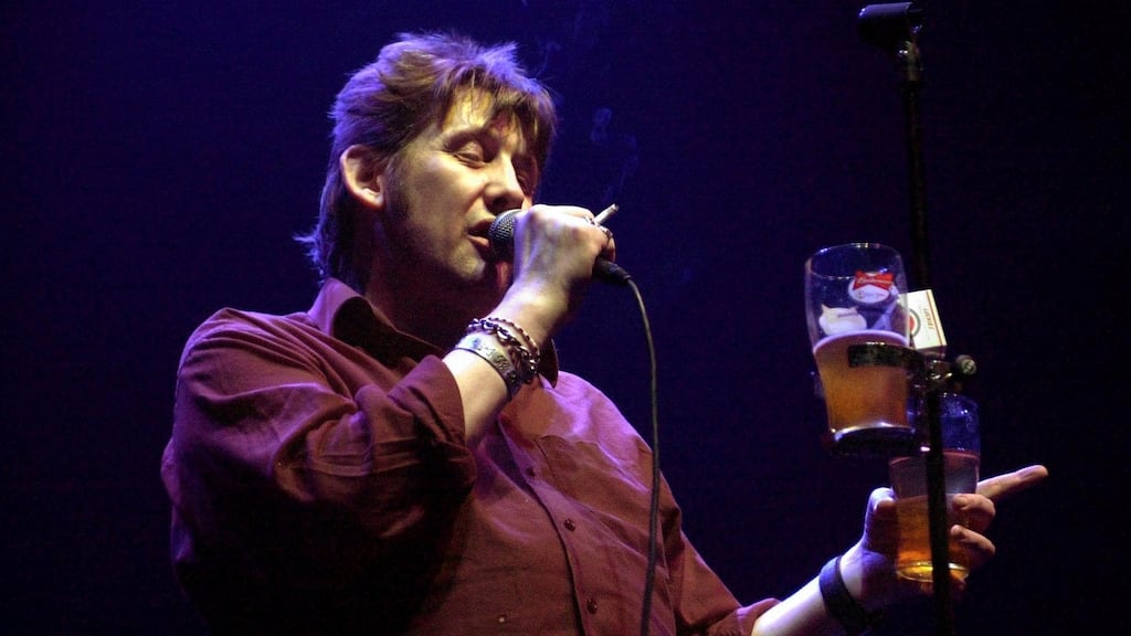 Shane MacGowan  at the Olympia Theatre on  March 14th, 2003. Photograph: Haydn West