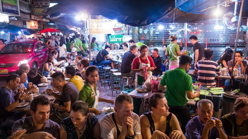 Eating street food is a Bangkok experience that is under threat, due to a government crackdown on vendors. Photograph: Getty Images