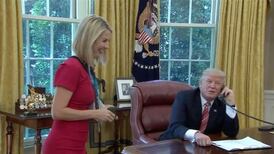 ‘She has a nice smile’: Trump singles out RTÉ’s Caitriona Perry