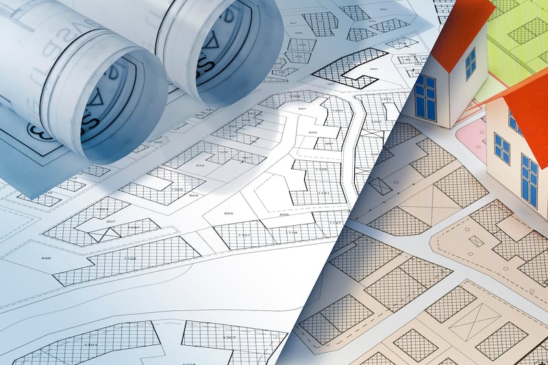 Construction companies bought just a third of the land sold for housing last year