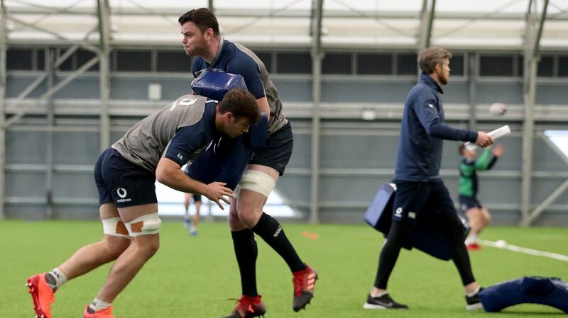 Caelan Doris is the only change to Ireland’s matchday squad. Photograph: Dan Sheridan/Inpho