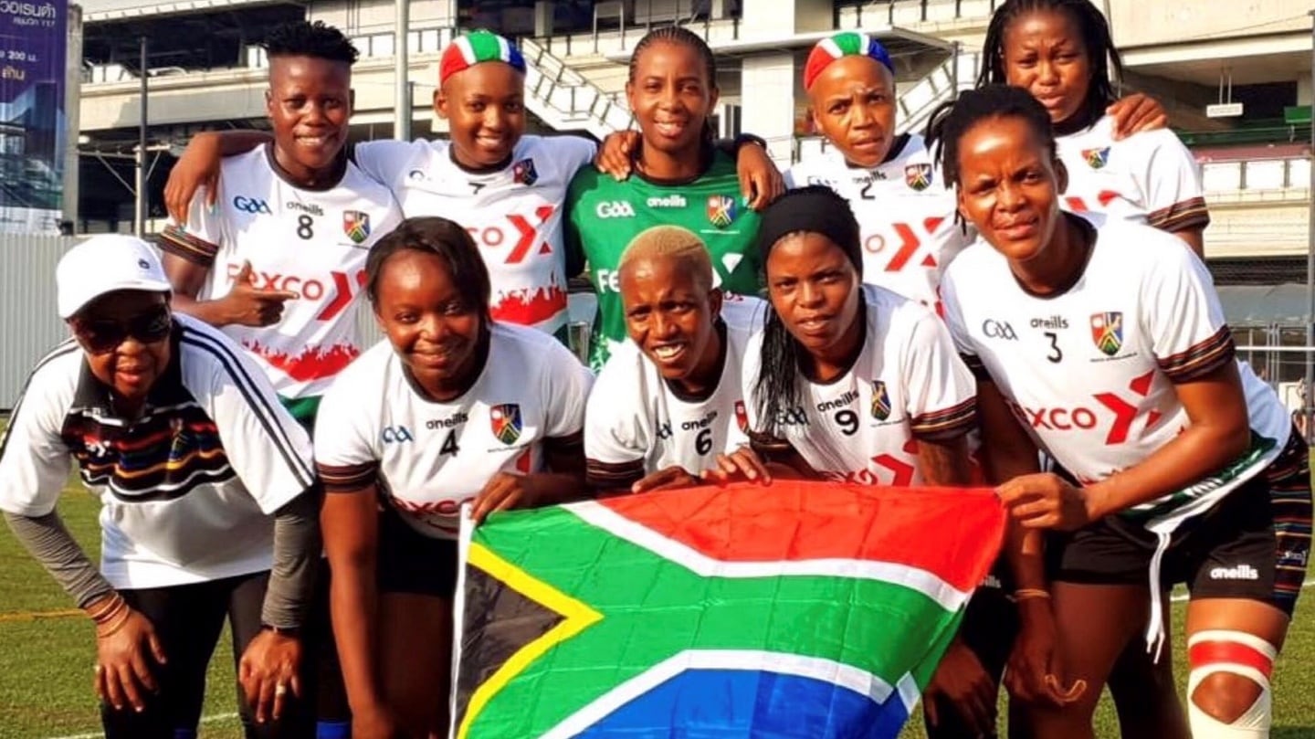 South Africa Gaels became the first club in the world to field an entirely indigenous team at the GAA World Games in 2016. Photograph: South Africa Gaels