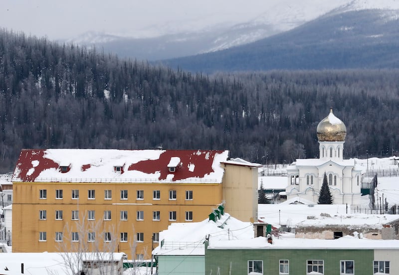 The IK-3 penal colony, where Russian opposition leader Alexei Navalny served his jail term and where he died, in Kharp settlement, near Salekhard, Yamal-Nenets Region, Russia, February 18th, 2024. Photograph: Anatoly Maltsev/EPA
