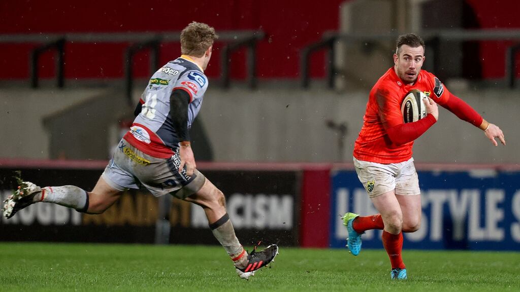 Munster’s JJ Hanrahan looks set to move to Clermont Auvergne in France. Photo: Bryan Keane/Inpho