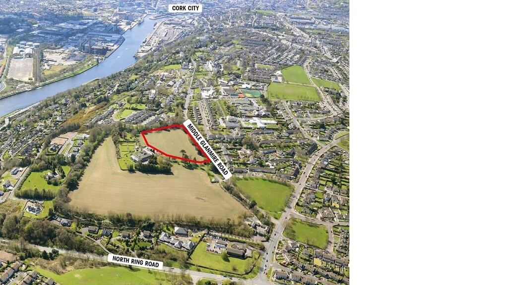 The 4.95-acre site at Glanmire Road in Cork is quoting €2 million.