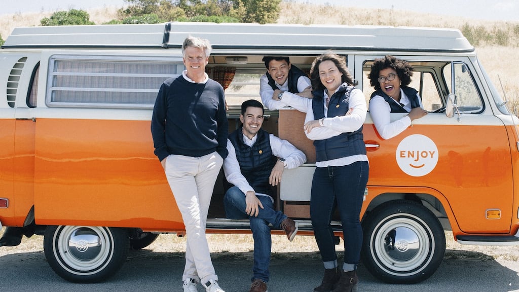 Ron Johnson helped create Apple’s lucrative physical stores and has been working on Enjoy.com. Photograph: Peter Earl McCollough/New York Times