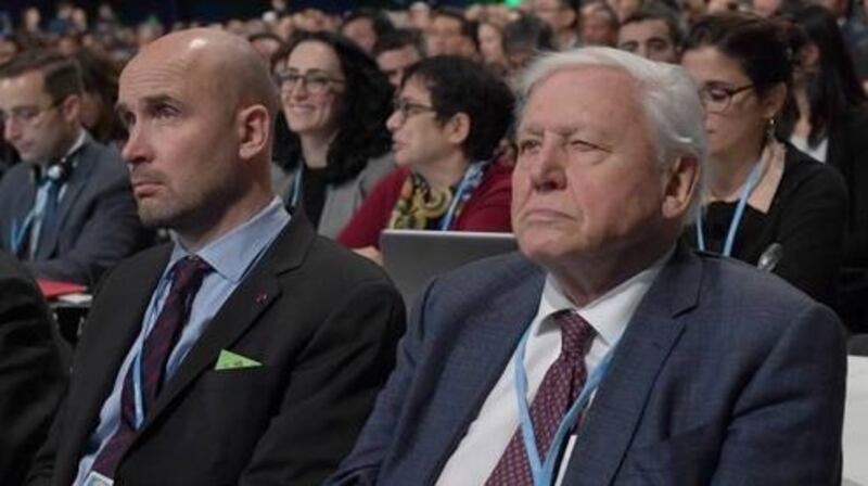 Sir David Attenborough ay COP24