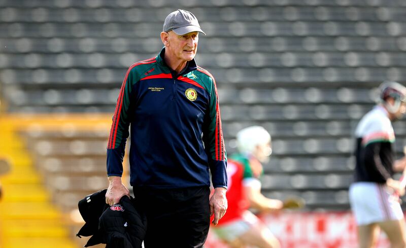 James Stephens’ manager Brian Cody: his team was beaten in a relegation playoff by Glenmore. Photograph: Ryan Byrne/Inpho