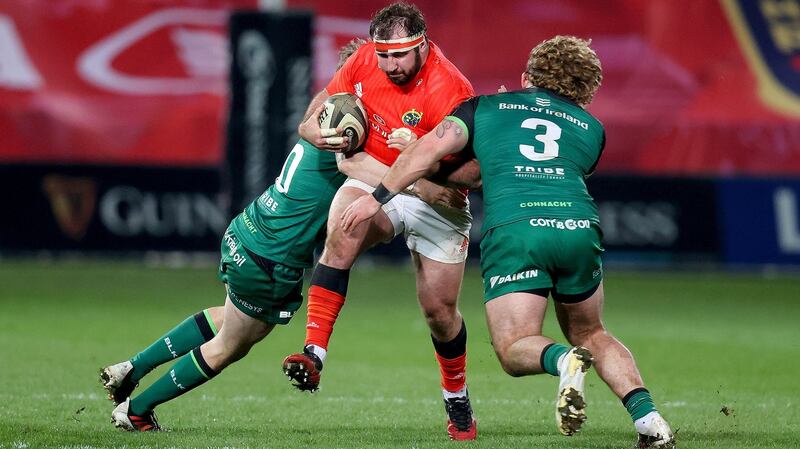 James Cronin in action against Connacht at the start of March. Photograph: Bryan Keane/Inpho