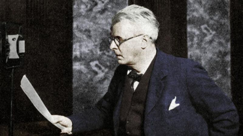 WB Yeats: the poet makes a radio recording. Photograph: Culture Club/Getty
