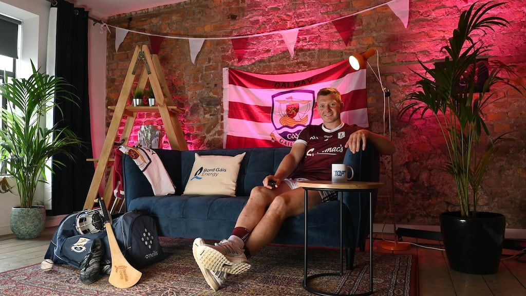 Galway’s Joe Canning at the launch of the second series of Bord Gáis Energy’s GAAGAABox, which features the most passionate hurling fans across the country filmed in their front rooms. Photograph: Brendan Moran/Sportsfile