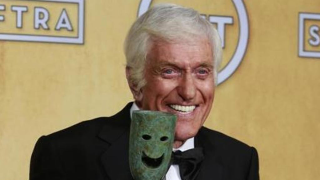 Veteran actor Dick Van Dyke, best known for his self-titled hit 1960s television comedy, survived a car fire, apparently unscathed, on a Los Angeles-area freeway yesterday.
