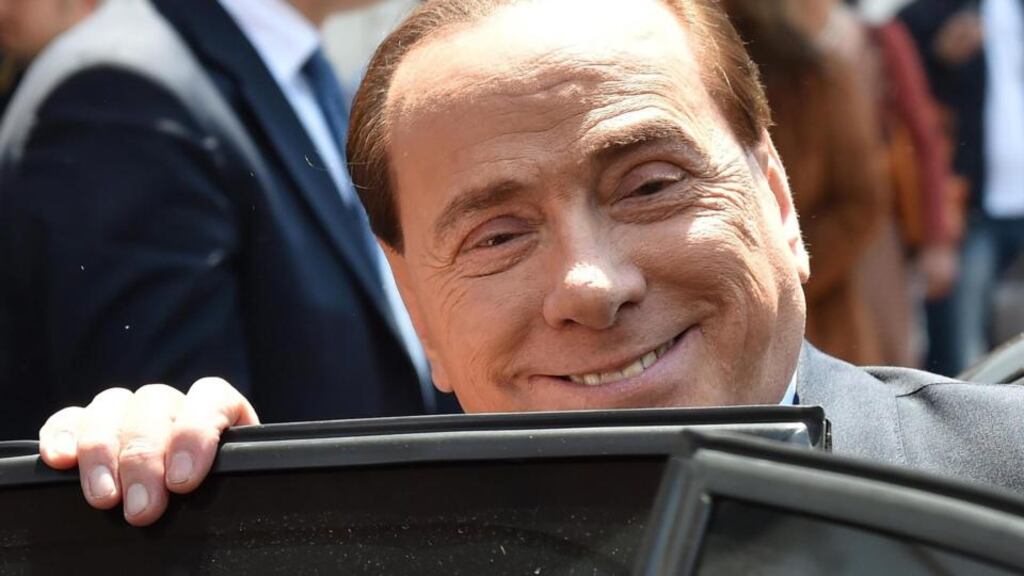 Silvio Berlusconi: in June 2013, judges argued he might be guilty of perjury because of payments made to Karima ‘Ruby’ El Mahroug and to the so-called Olgettine girls, who gave evidence at the trial. Photograph: Ettore Ferrari/EPA
