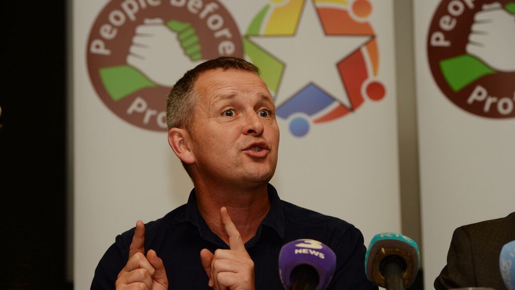 Richard Boyd Barrett of People before Profit said: ‘We probably wouldn’t win it because military defence, common defence is somewhat ill-defined.’ File photograph: Alan Betson/The Irish Times