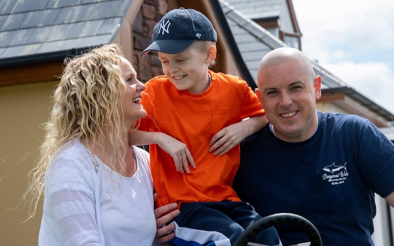 Maeve Fitzgerald and Seamus Beasley with Padraig.