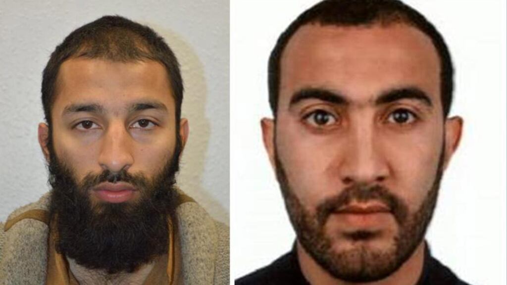 Khuram Shazad Butt and Rachid Redouane who, with Youssef Zaghba, killed eight people in a knife attack in London before being shot dead by police. “Sister Aaliya” claims there are 150 radicalised Muslims living in Ireland