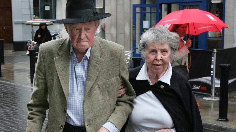 Máire Mhac an tSaoi in 2006 with her husband Conor Cruise O’Brien. Photograph: Matt Kavanagh
