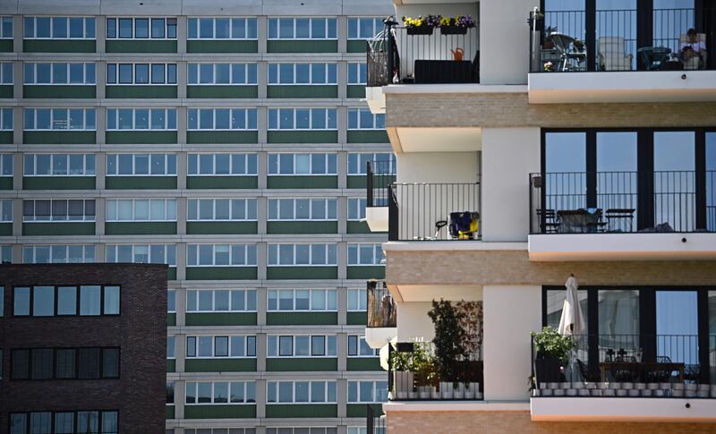 Property agents say Berlin’s real rental prices in many popular areas start at one third above the average. Photograph: Tobias Schwarz/ AFP via Getty Images