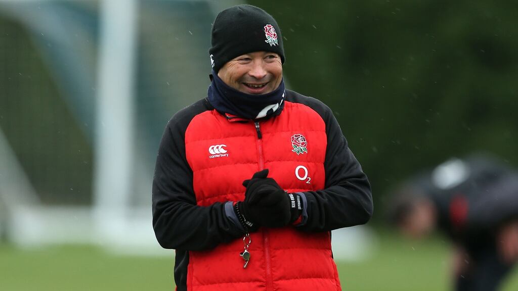 Eddie Jones has said rugby does not need retrospective refereeing decisions. Photograph: Steve Baston/PA