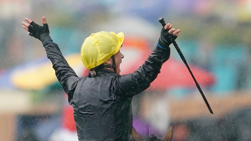 Frankie Dettori enjoyed a fine day at Royal Ascot on Wednesday. Photograph: Alan Crowhurst/Getty