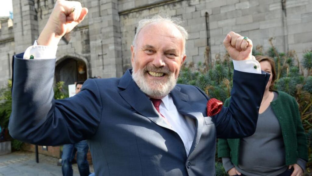 The Crested Norris, whose cry will cotinue to ring out around the chandeliers. Photograph: Dara Mac Dónaill