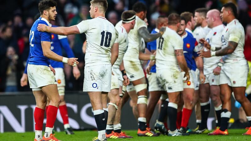 Romain Ntamack has been selected to start at outhalf for France against England. Photograph: James Crombie/Inpho