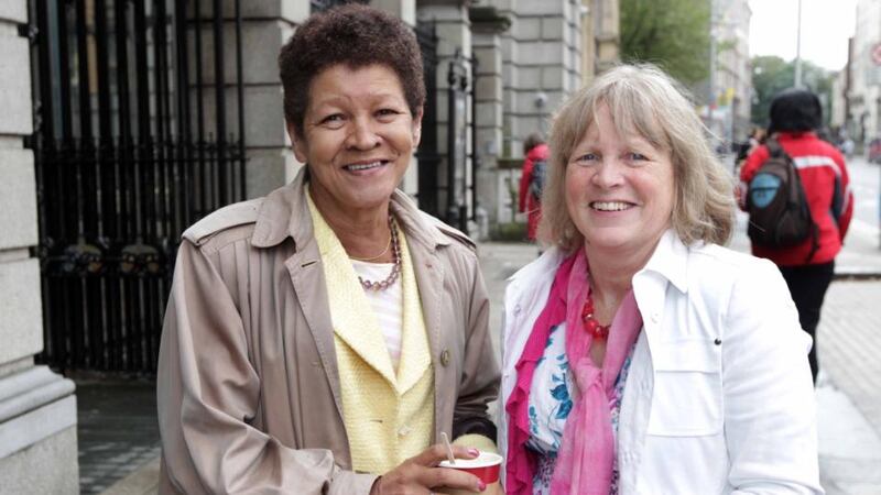 Aislinn Centre co-founders Christine Buckley and Carmel McDonnell-Byrne. File photograph: Mark Stedman/Photocall Ireland