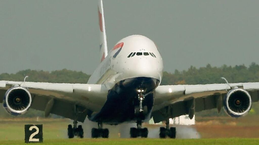 In London, airline stocks such as British Airways owner IAG, easyJet, cruise operator Carnival, tour operator TUI Travel and Intercontinental Hotels Group were among the top decliners on the FTSE 100 index. Photograph: Mark Wilson/Getty Images