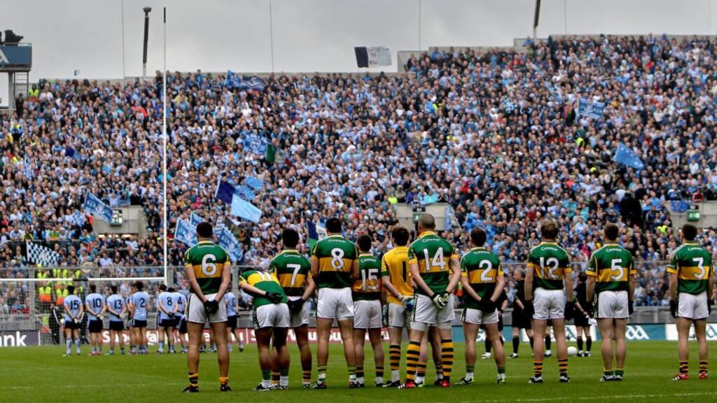 Dublin and Kerry: since 1928 Sam Maguire has gone to Kerry 30 times but to Dublin only 10 times. Photograph: James Crombie/Inpho