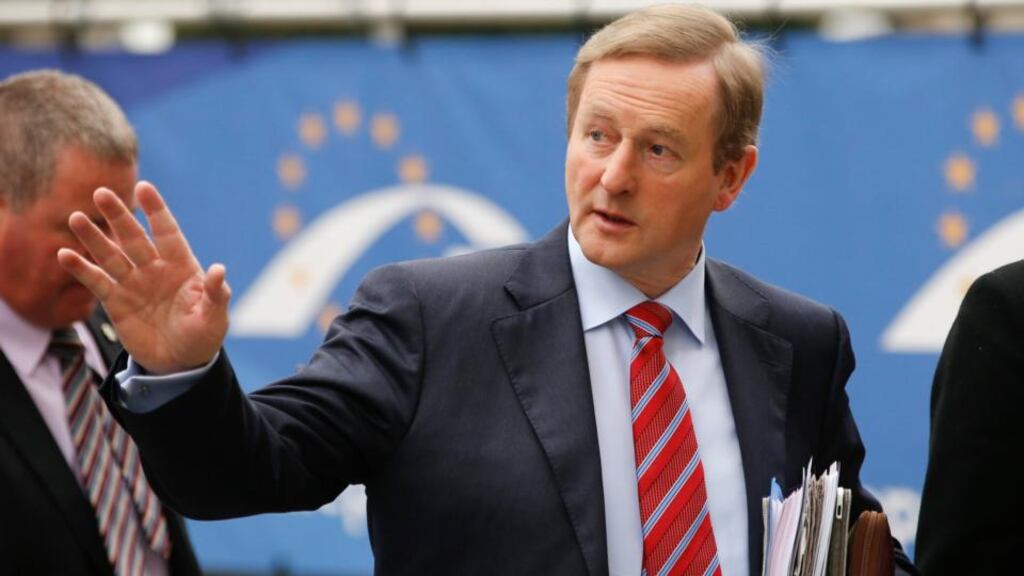 Taoiseach Enda Kenny arrives for a meeting of the European People’s Party (EPP) in Brussels, Belgium. Photograph: EPA