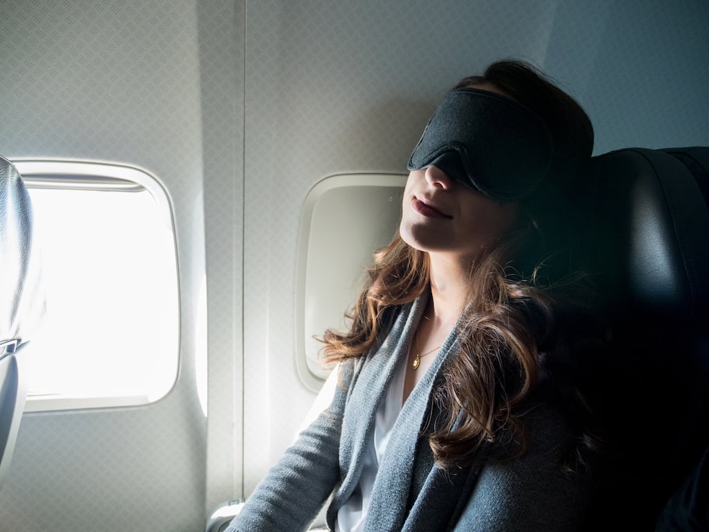 This might serve as a warning to passengers to remain awake, even when flying transatlantic, if they want to be fed. Photograph: Getty