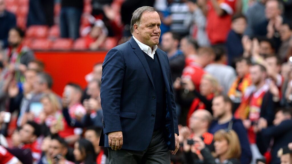 Dick Advocaat has left his position as Sunderland head coach with immediate effect, the club has announced. Photograph: Martin Rickett/PA