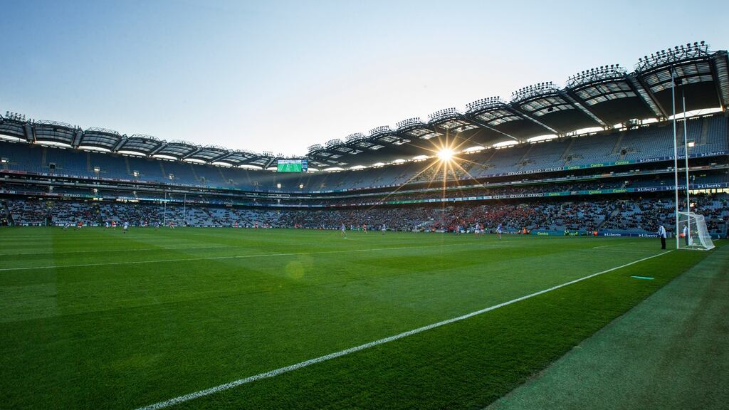 Who will be lifting Sam Maguire and Liam MacCarthy at Croke Park later this summer? Photograph: Cathal Noonan/Inpho