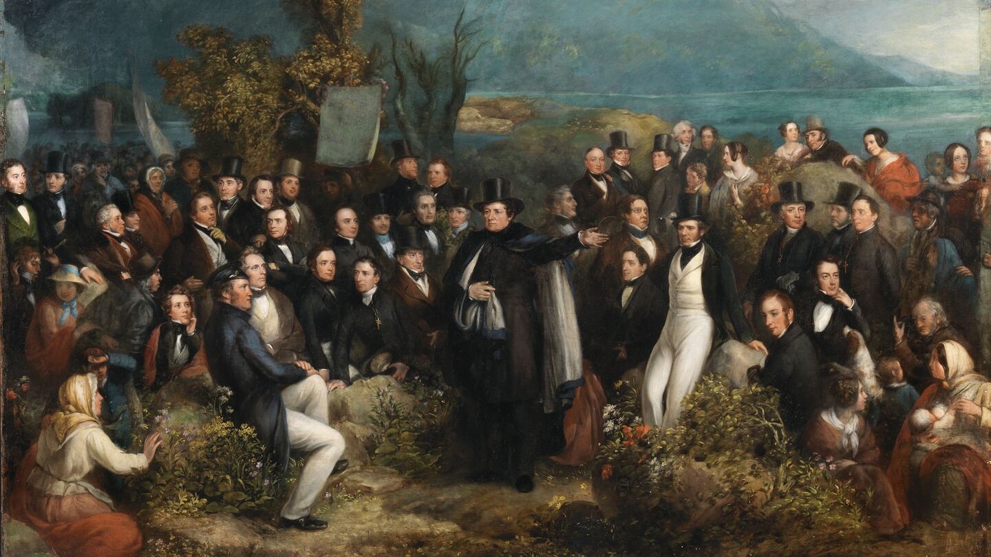 ‘ The Monster Meeting at Clifden,’  by Joseph Haverty. Photograph: National Gallery of Ireland