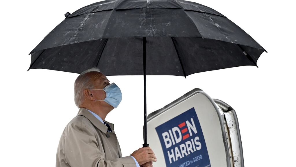 Some 93 per cent of the 323 members of IoD Ireland surveyed are in favour of Democratic nominee Joe Biden winning next Tuesday’s presidential election. Photograph: Jim Watson/AFP