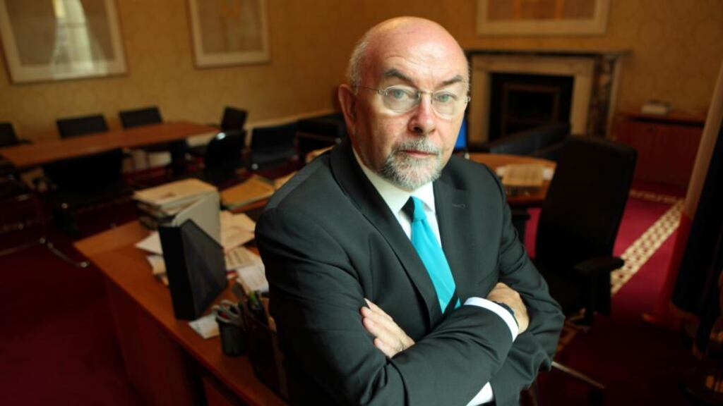 Minister of Education Ruairí Quinn says he is confident universities will agree to his plan to drastically lower third-level fees for children of Irish emigrant families living outside of the European Union. Photograph: Frank Miller/The Irish Times